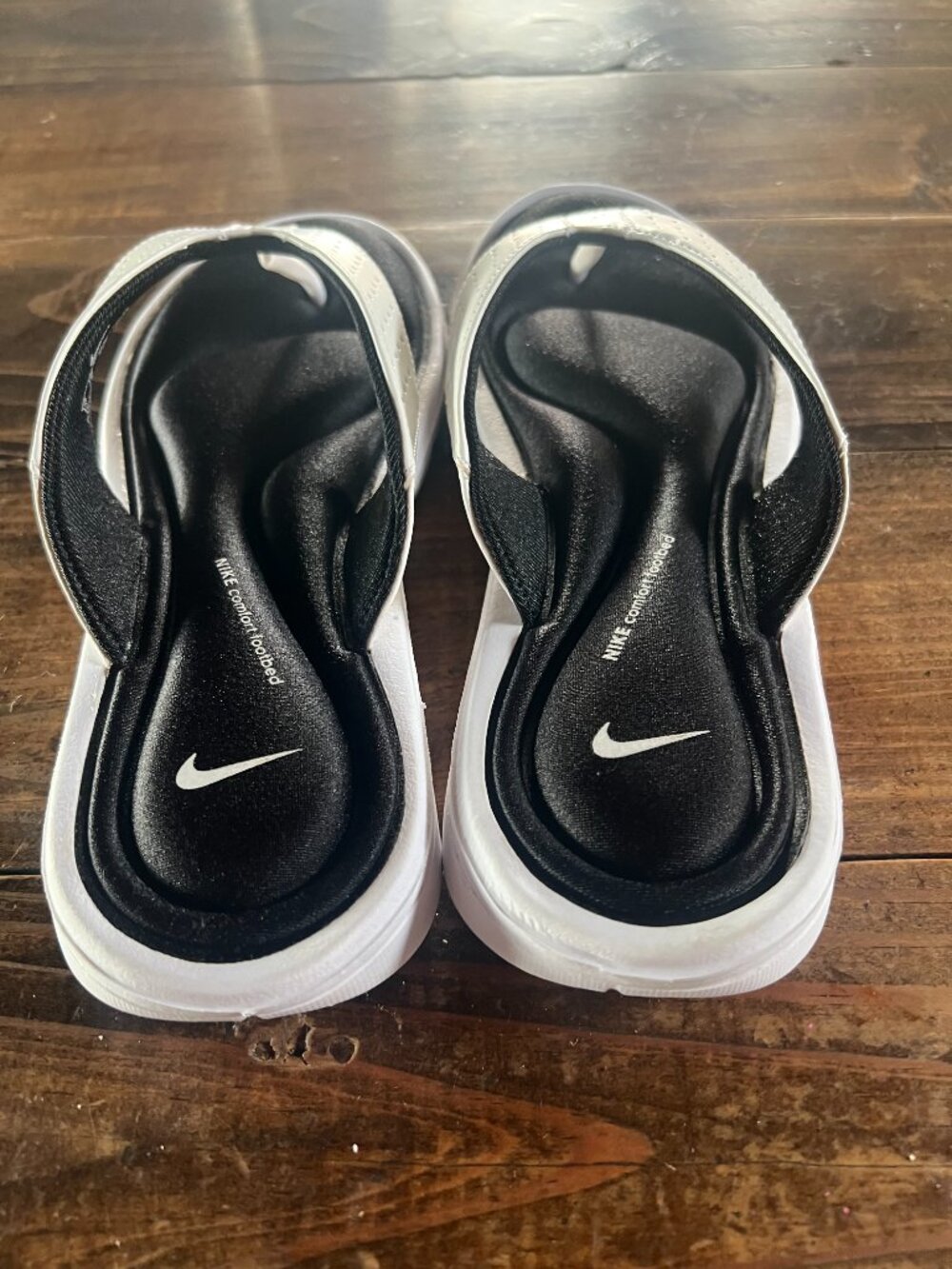 Nike Comfort Footbed Women's Black Flip Flops sz 10 Memory - Picture 5 of 5